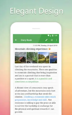 Diary Book android App screenshot 3